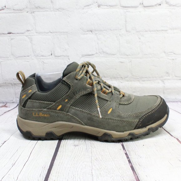 L.L. Bean Other - LL BEAN Green Suede Nylon Sneakers Tek 2.5 Waterpr